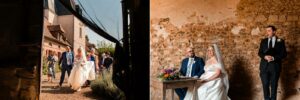 Jewish wedding Bedeken at Château de Bonnemare.