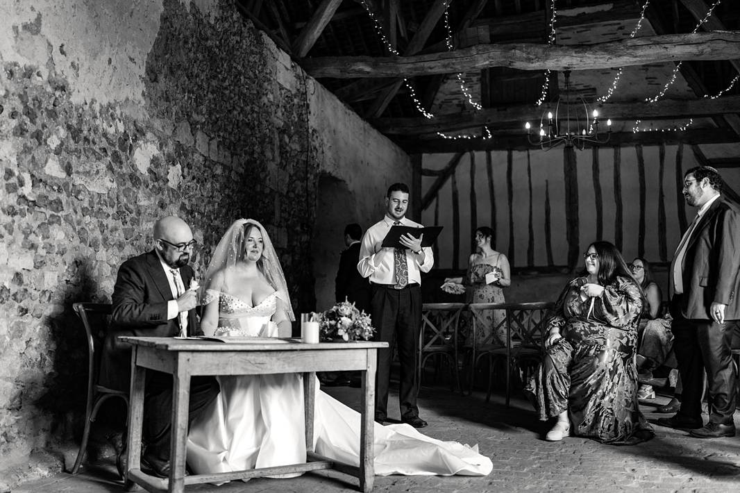 Jewish wedding Bedeken at Château de Bonnemare.