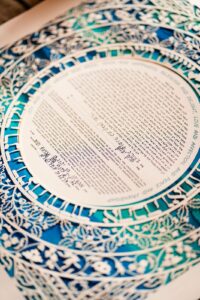 Jewish wedding Bedeken at Château de Bonnemare.