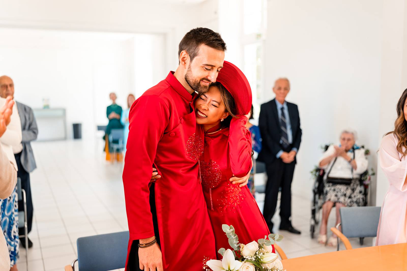 Mariage civil au Château Lescombes à Eysines