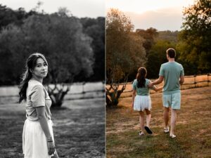 Welcome dinner d'un mariage au Domaine de La Fauconnie