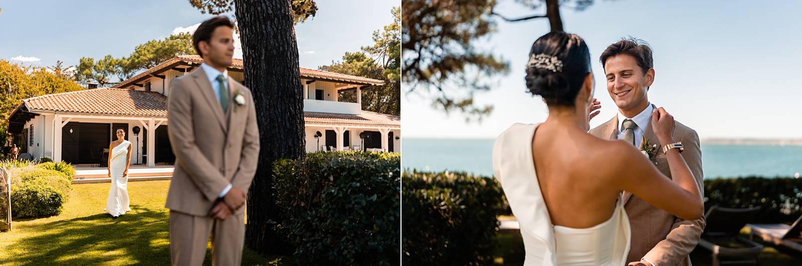 First look mariage au Pyla-sur-Mer Gironde