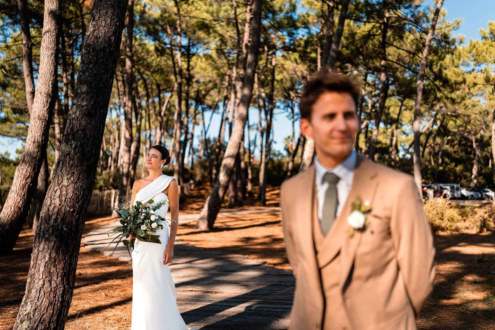 Photos de couple au Tir au Vol Arcachon