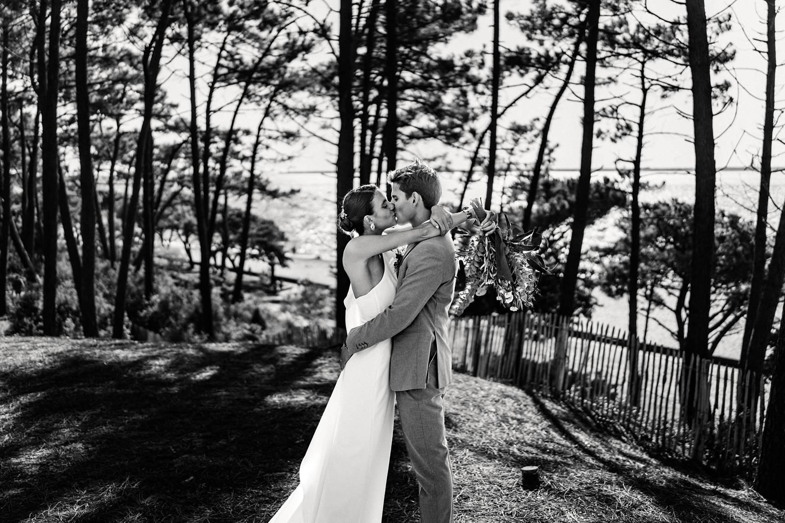Photos de couple au Tir au Vol Arcachon