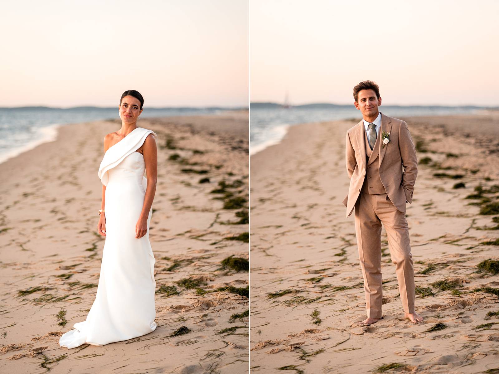 Photos de couple au coucher de soleil au Tir au Vol Arcachon