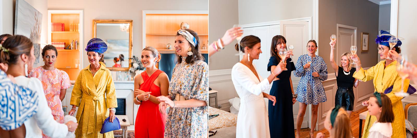 Préparatifs mariage au Château Grattequina en Gironde de Juliette et Vincent.