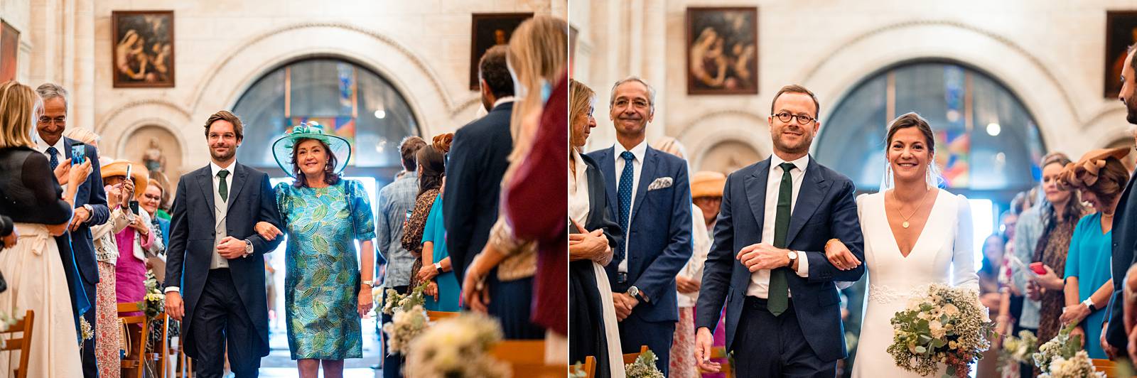 Mariage à l'église Saint-Pierre de Parempuyre en Gironde de Juliette et Vincent.