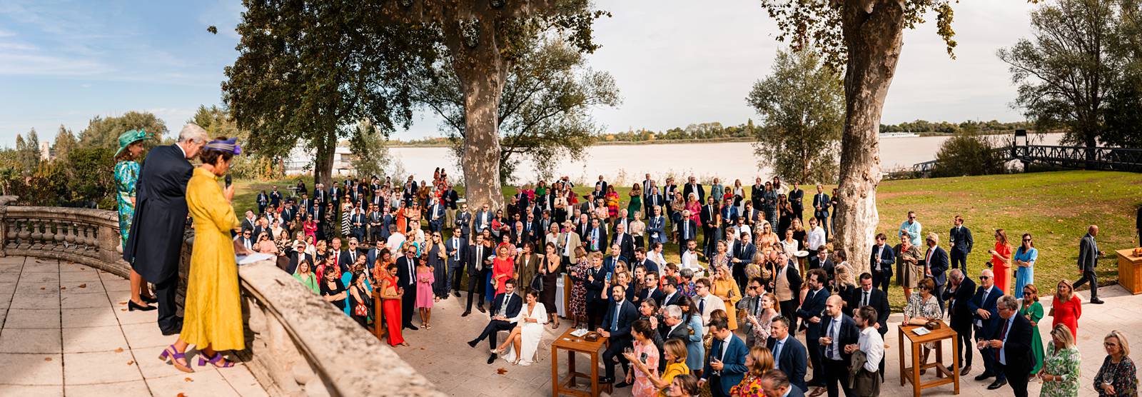 Vin d'honneur mariage au Château Grattequina en Gironde de Juliette et Vincent.