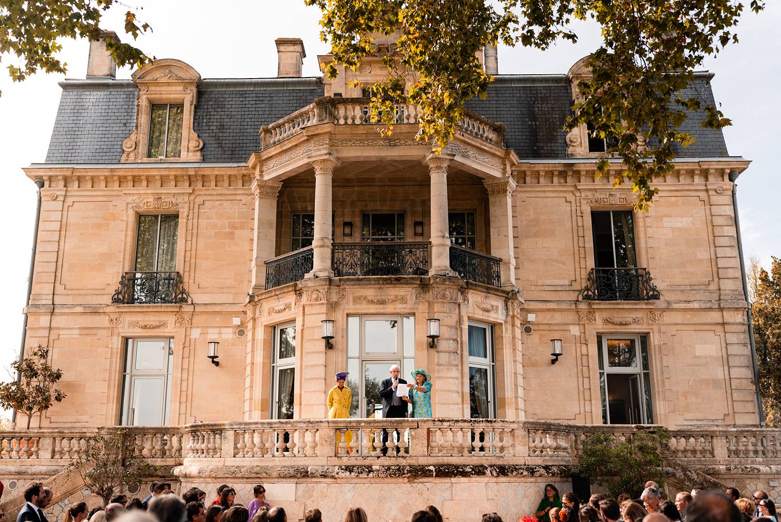 Vin d'honneur mariage au Château Grattequina en Gironde de Juliette et Vincent.