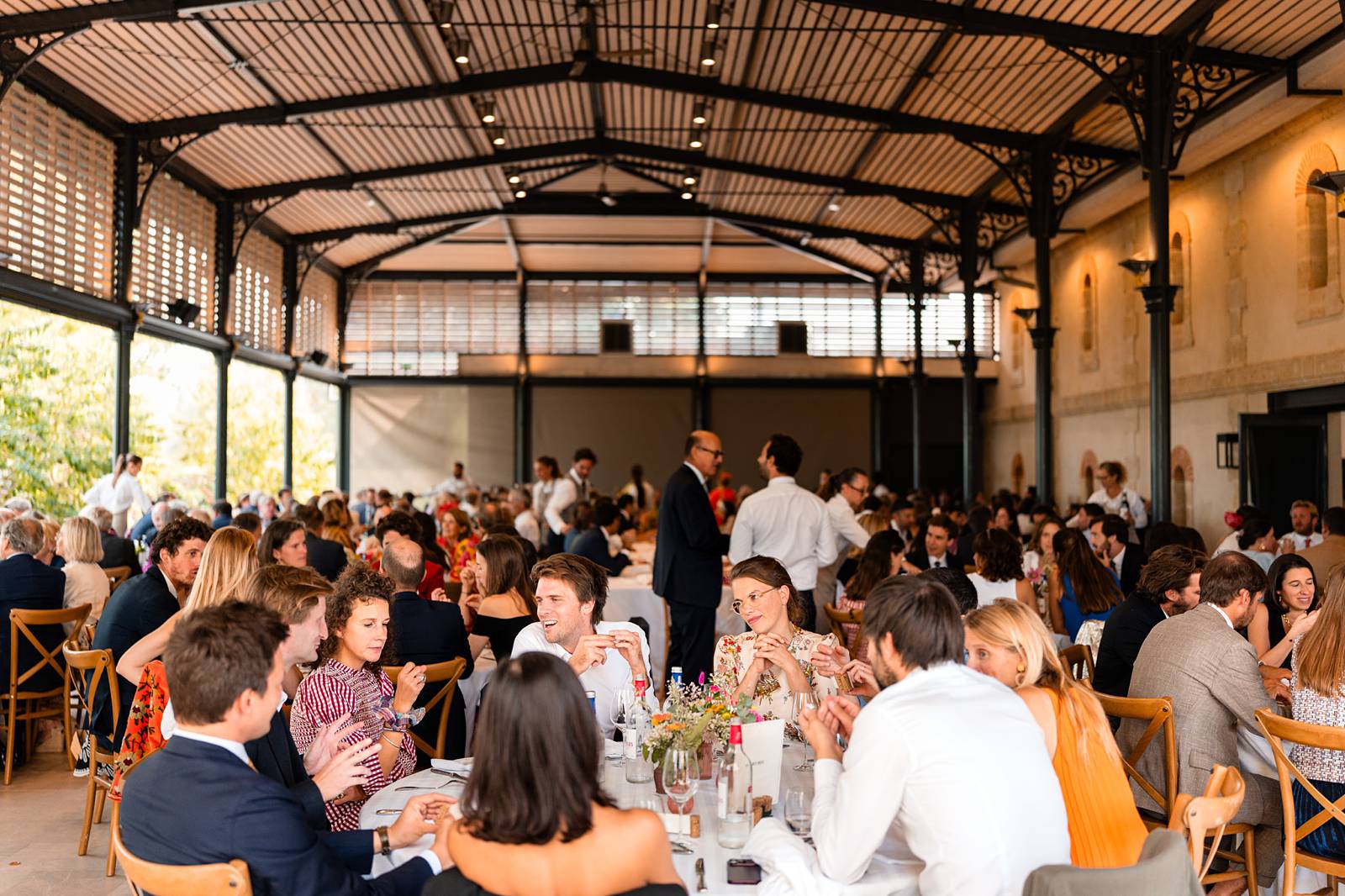 Repas de mariage au Château Grattequina en Gironde de Juliette et Vincent.