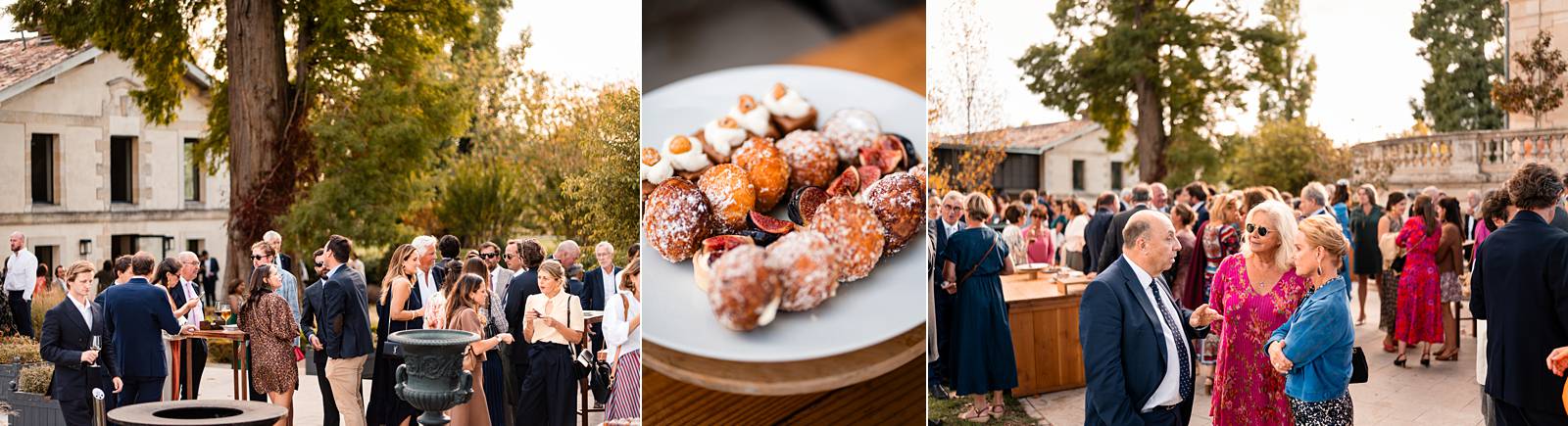 Repas de mariage au Château Grattequina en Gironde de Juliette et Vincent.