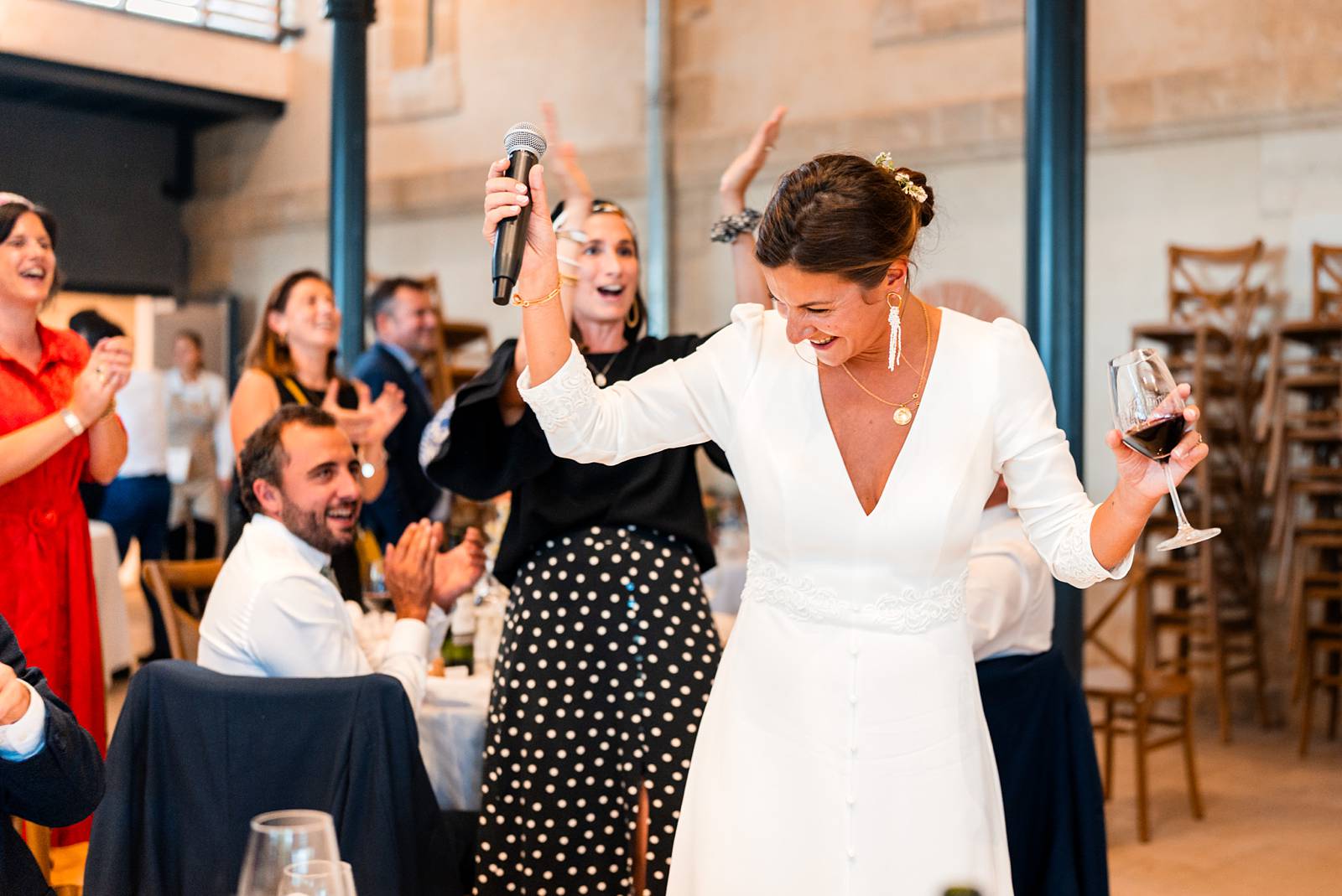 Repas de mariage au Château Grattequina en Gironde de Juliette et Vincent.